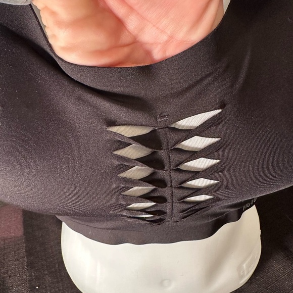 Victoria's Secret Sport Bra Women's 32DDD Angel Max Support Front Cutouts Black - Picture 3 of 6